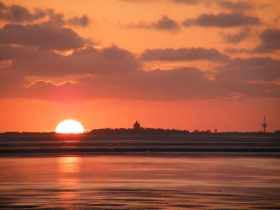 Sonnenuntergang Insel Neuwerk