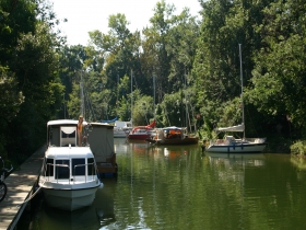 Bootsliegeplätze im Bolter Kanal