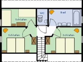 Grundriss Obergeschoß