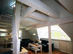 Treppe in die Galerie