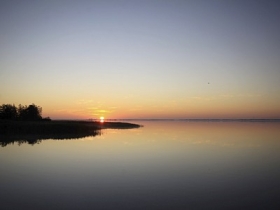 Morgenstimmung über dem Bodden