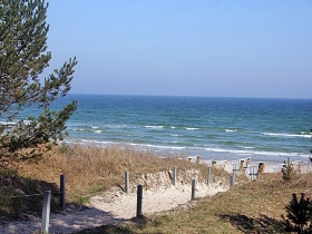 Weg zum Strand
