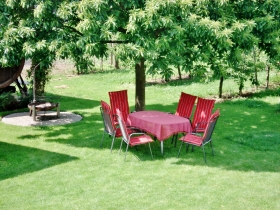 Grillplatz unter dem Kastanienbaum