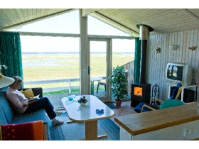 Wohnzimmer mit Meerblick