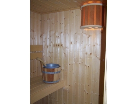 Sauna im Erdgeschoß
