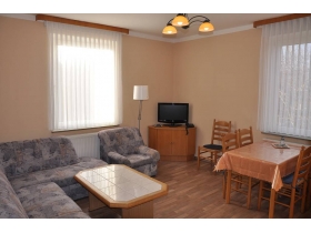 Seevilla Wietjes Whg 2, 57qm, Wohnküche, 2 Schlafzimmer, Dusch/WC, Barrierefrei betretbar.