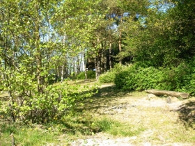 Platz zum Ausruhen bei einer Fahrradtour