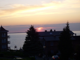 Blick aus dem Wohnzimmerfenster